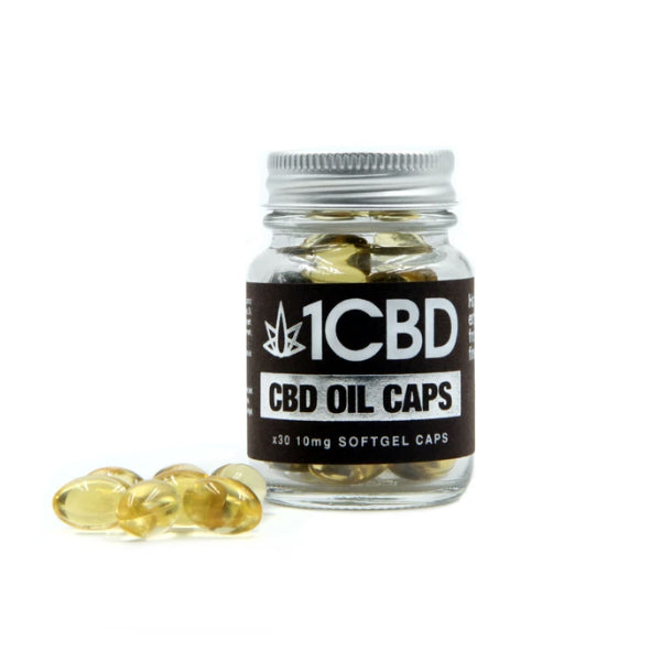 
                  
                    Load image into Gallery viewer, 1CBD 10mg Softgel Capsules
                  
                